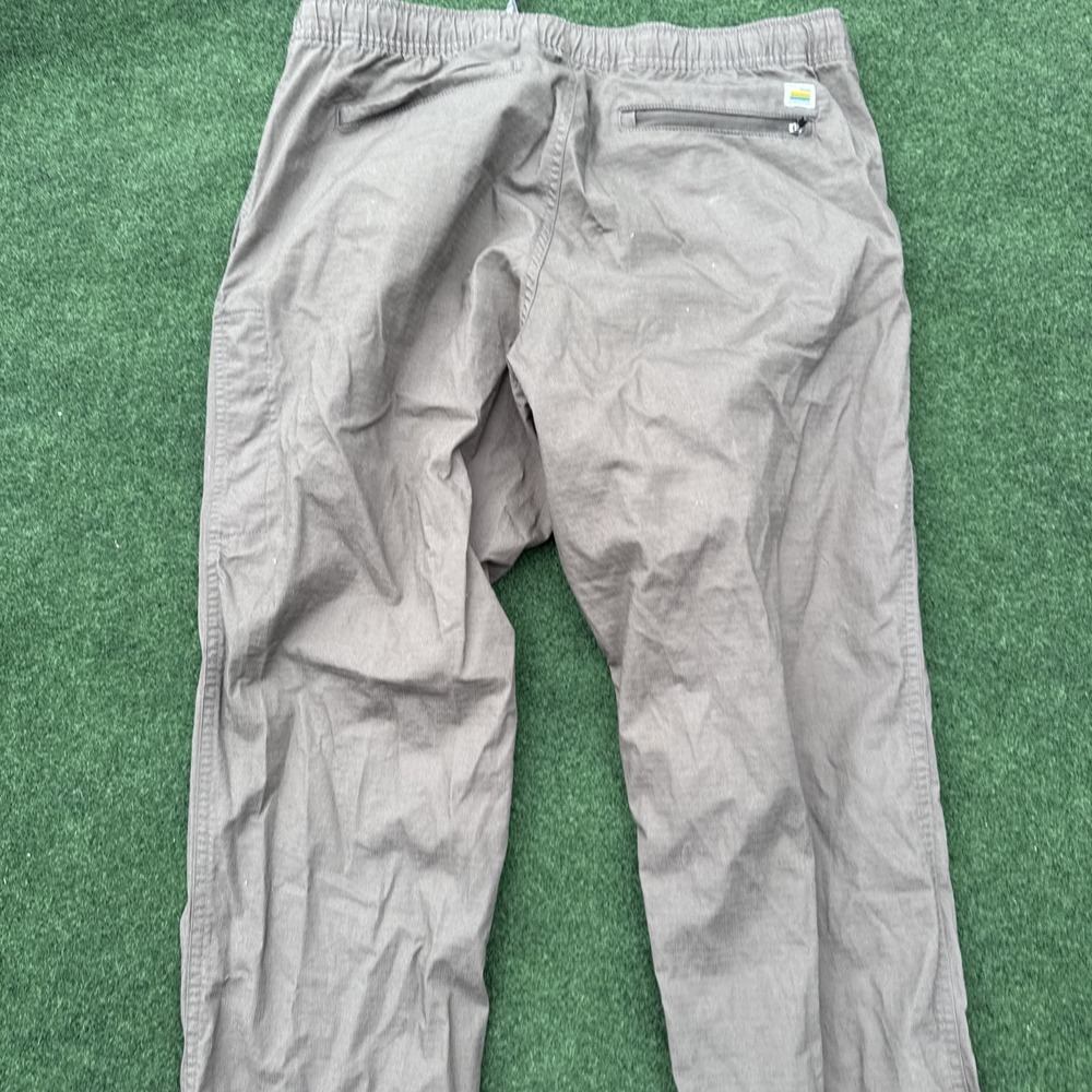 Vuori Ripstop Pants Cotton Charcoal Gray Drawstring Women's Hiking Outdoors XL - Picture 7 of 9